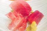 安兵衛　新橋の夜は美味しい寿司屋　マグロ三種盛り　毎週月曜日17:00～20:00は980円！